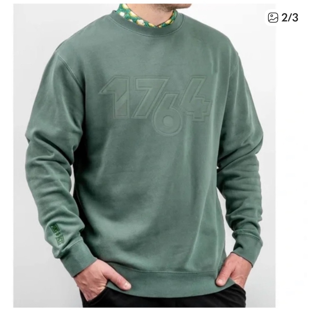Men's 1764 Golf Oliver Crewneck Sweater in signature sage